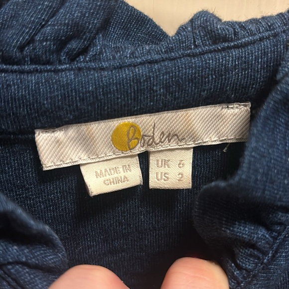 Boden Ruffle Henley - Picture 2 of 5